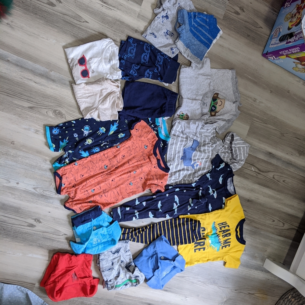 18 month old boys clothes 18 piece lot